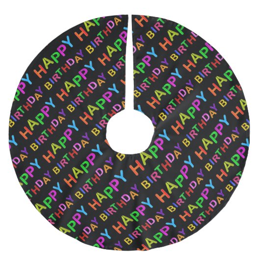 tekst voor de verjaardag kerstboom rok (Voorkant)