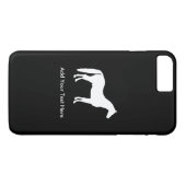 tekst voor Elegant White Horse Case-Mate iPhone Case (Achterkant (Horizontaal))