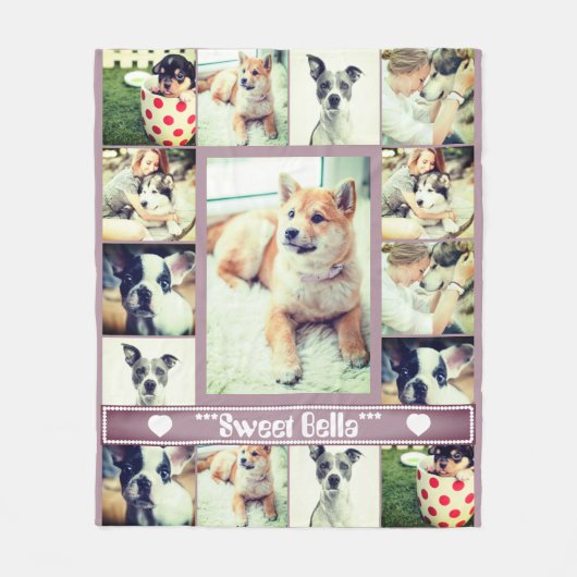 Tekst voor foto-collage van katten met sjabloon va fleece deken (Voorkant)