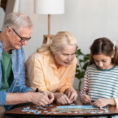 Tekst voor fotocollage, wit legpuzzel