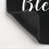 Tekst voor gebufferd zwart-wit aangepast script sc muismat (Hoek)