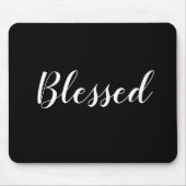 Tekst voor gebufferd zwart-wit aangepast script sc muismat (Voorkant)