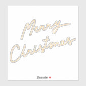 Tekst voor kerstscript samenvoegen sticker (Vel)