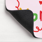 Tekst voor primaire kleuren Nieuwe mammie-overhemd Muismat (Hoek)