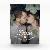 Tekst voor Retro | Liefde met een hart Fotoblokken (Voorkant)