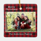 Tekst voor schrijfmachine — kerstfeestserie — foto keramisch ornament (Voorkant)