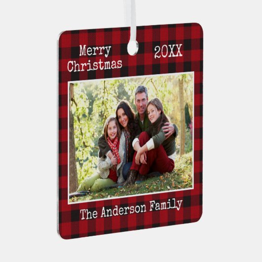 Tekst voor schrijfmachine — kerstfeestserie — foto metalen ornament (Voorkant Rechts)