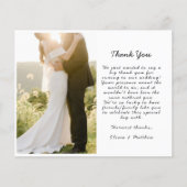 Tekst voor trouwkaarten bedankkaartjes FOTO (Voorkant)