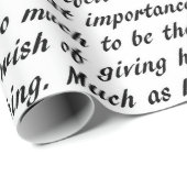 Tekst voor voorrang en vooroordeel cadeaupapier (Rol Hoek)