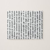 Tekst voor voorrang en vooroordeel legpuzzel (Horizontaal)