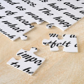 Tekst voor voorrang en vooroordeel legpuzzel (Zijkant)