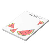 Tekst voor watermeloenen notitieblok (Linkerzijde)