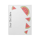 Tekst voor watermeloenen notitieblok (Linkerzijde)