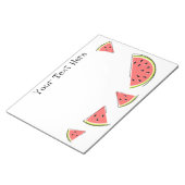 Tekst voor watermeloenen notitieblok (Schuin)