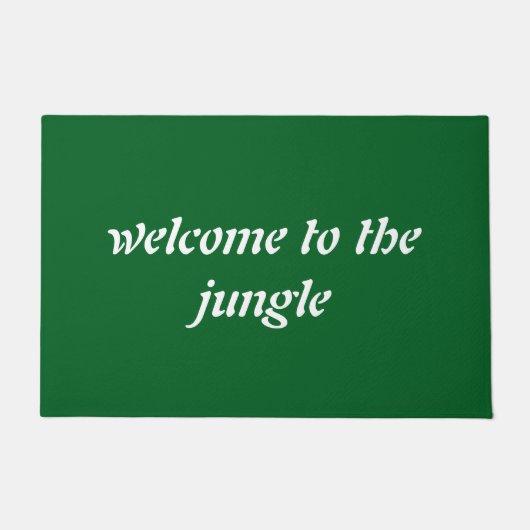 Tekst Welkom Deurmat - Stijlvolle Entryway Rug (Voorkant)