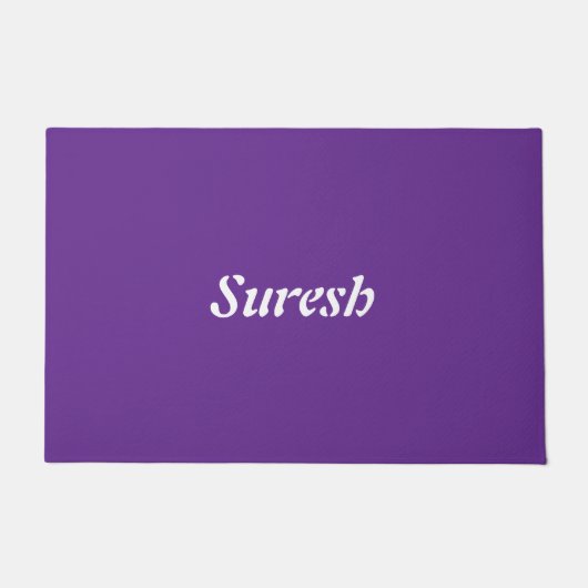 Tekst Welkom Deurmat - Stijlvolle Entryway Rug (Voorkant)