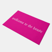 Tekst Welkom Deurmat - Stijlvolle Entryway Rug (Schuin)