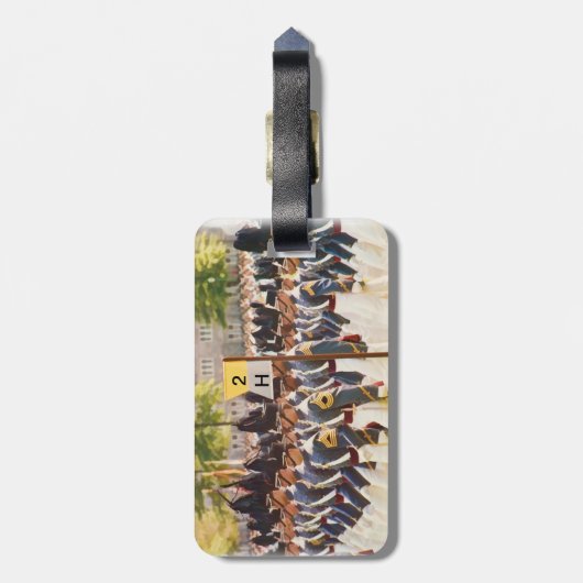  tekst West Point Cadets Bagagelabel (Achterkant verticaal)