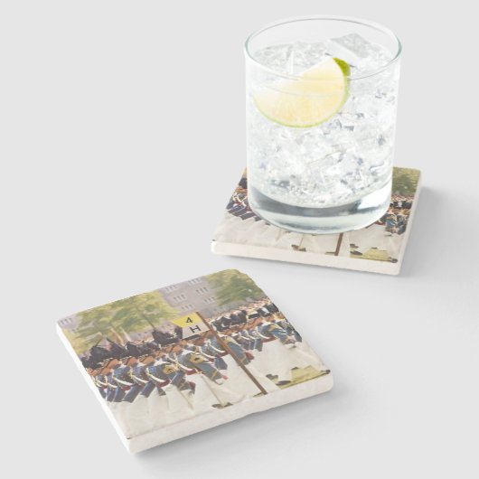  tekst West Point Cadets Stenen Onderzetter (Zijkant)