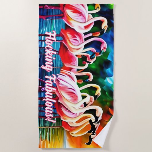 Tekst wijzigen, Afscherming, Abstracte ontvlamming Strandlaken (Voorkant)