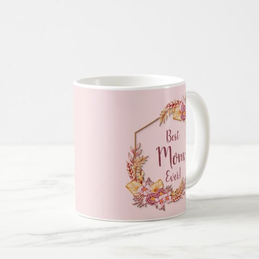 Tekst wijzigen Naam toevoegen Boho Flower Lijst Be Koffiemok (Voorkant rechts)