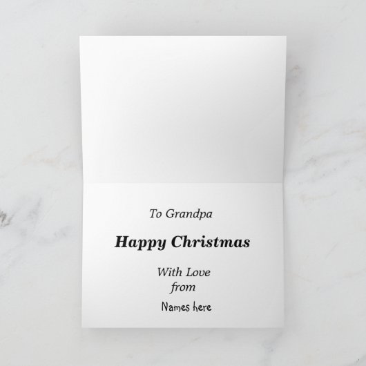 Tekst wijzigen Naam toevoegen Stoomtrein Happy Chr Kaart (Binnen)