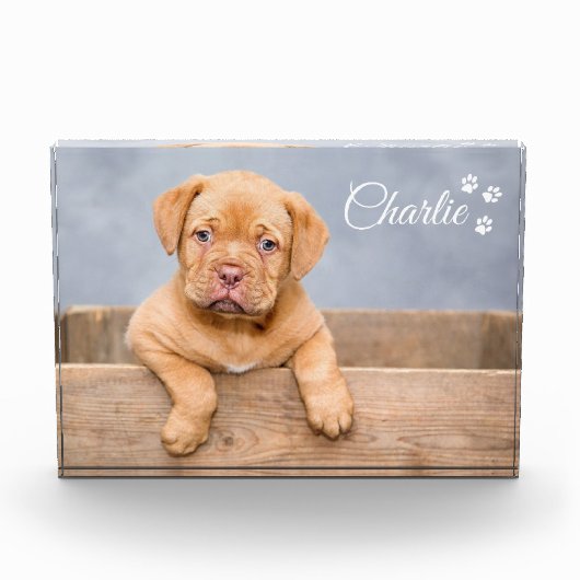 Tekst wordt gepersonaliseerd door aangepaste foto  (Voorkant)