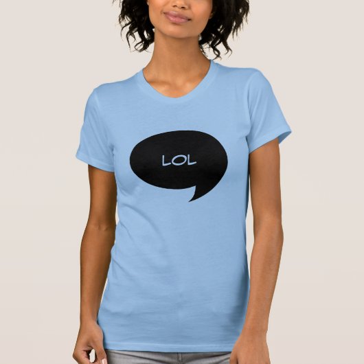 Tekstballon voor strips met eigen tekst t-shirt (Voorkant)