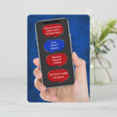 Tekstbellen voor verjaardagsfeestbericht kaart (Staand voorkant)