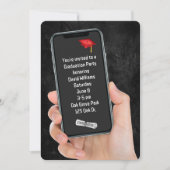 Tekstbericht bij Graduation Party Kaart (Voorkant)