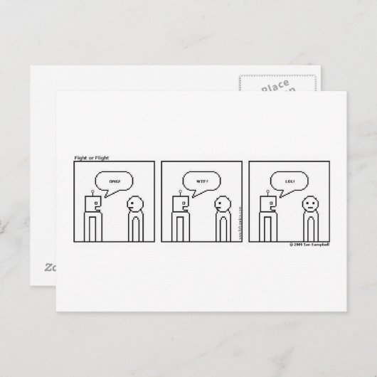 tekstbericht briefkaart (Voorkant / Achterkant)