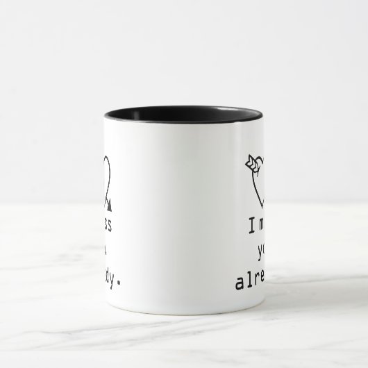 Tekstbericht Ik mis je al Mok (Midden)