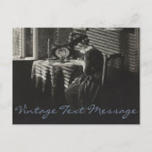  tekstbericht Vrouw Schrijven Brief Briefkaart (Voorkant)