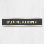 tekstbewerkingsafdeling lang deurbordje (Voorkant)