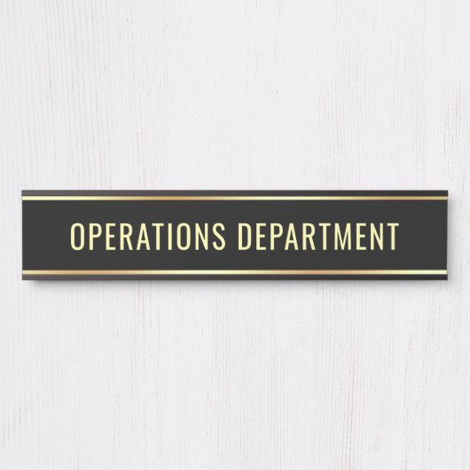  tekstbewerkingsafdeling lang deurbordje (Voorkant)