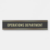 tekstbewerkingsafdeling lang deurbordje (Voorkant)