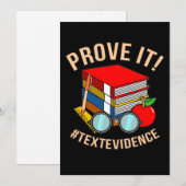 Tekstbewijsmateriaal Engels taaldocent Bedankkaart (Voorkant / Achterkant)