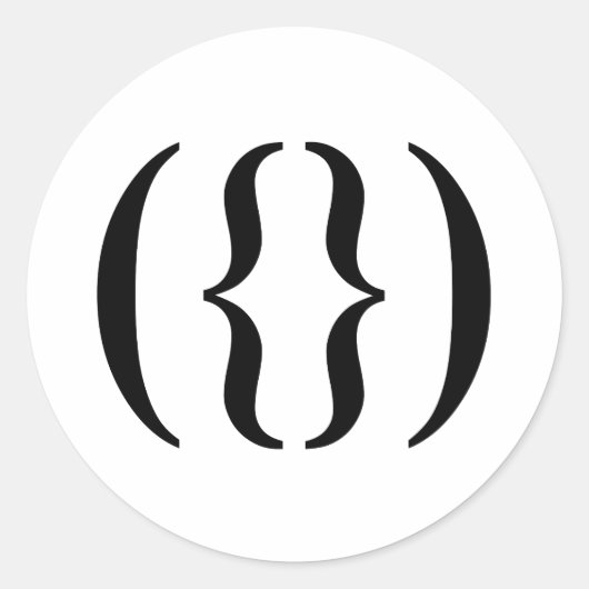 TEKSTBLOEM -.png Ronde Sticker (Voorkant)