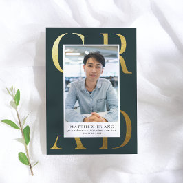 Tekstboek | Aankondiging van Afstuderen voor goudp