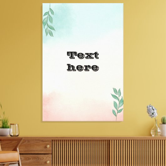 Tekstcanvas Canvas Afdruk (Insitu (Woonkamer))