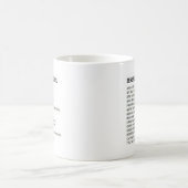Tekstcode voor senioren koffiemok (Center)