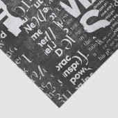 TekstCollage Kunstdeklaag of weefselpapier Tissuepapier (Detail)