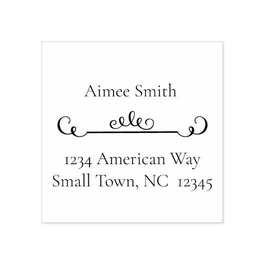 Tekstdivider Zwrillen Rubberstempel (Afrduk)