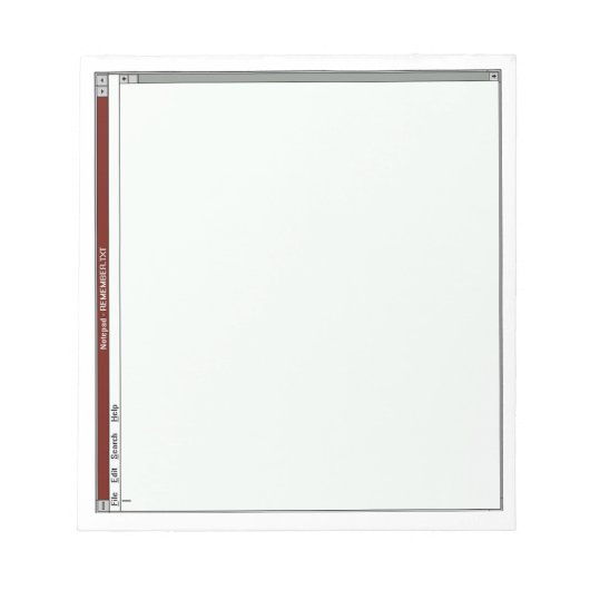 Teksteditor - notitieblok (Voorkant)