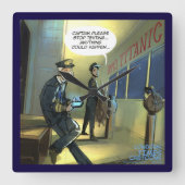 Teksten en theofluike wandklok niet (Voorkant)