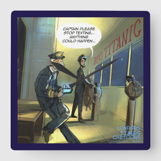 Teksten en theofluike wandklok niet (Voorkant)