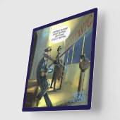 Teksten en theofluike wandklok niet (Hoek)