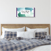 Teksten om naar te leven 3 canvas afdruk (Insitu (Slaapkamer))