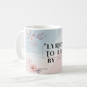 Teksten om naar te leven 4 koffiemok