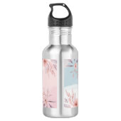 Teksten om naar te leven 4 waterfles (Achterkant)
